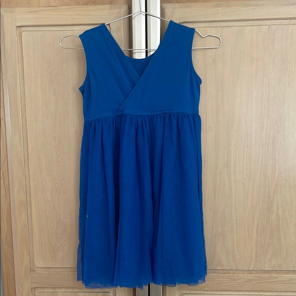 2 for $20 Blue Floral Kids Dress from Hanna Andersson size 10 - Picture 2 of 5